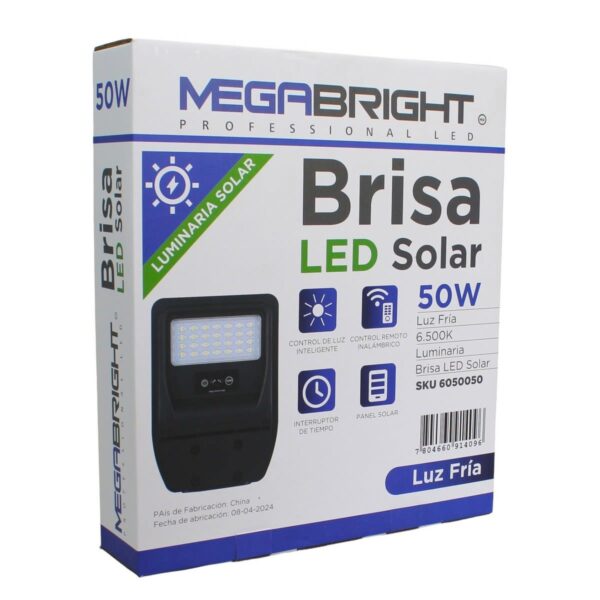 Luminaria Solar BRISA Led 50W MEGABRIGHT LF - imagen 4
