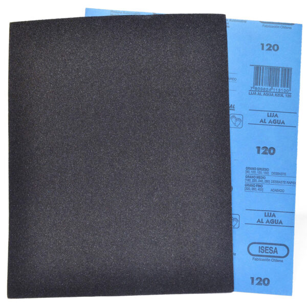 Lija al Agua Oxido de Aluminio - Metal - Grano 120 - imagen 2