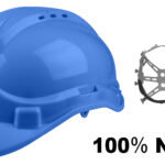 Casco INGCO DE Seguridad Azul # HSH207