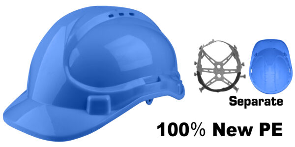 Casco INGCO DE Seguridad Azul # HSH207