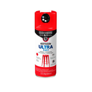 Pintura en Spray Ultra 5 en 1 Multisuperficie Anticorrosiva Rojo Cereza Brillante 340 g