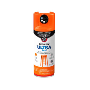 Pintura en Spray Ultra 5 en 1 Multisuperficie Anticorrosiva Naranja Brillante 340 g