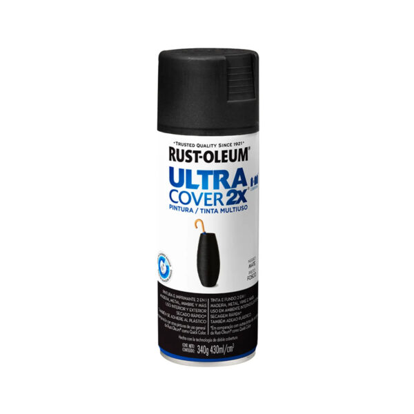 Pintura en Spray Multiuso Negro Mate 340 g