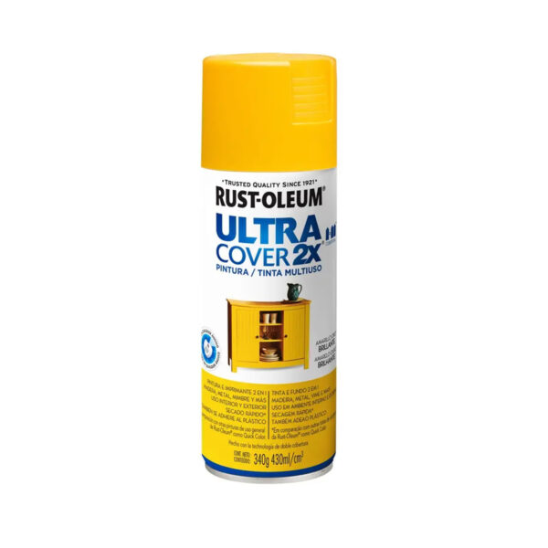 700059_1 Pintura en Spray Multiuso Amarillo Oro Brillante 340 g