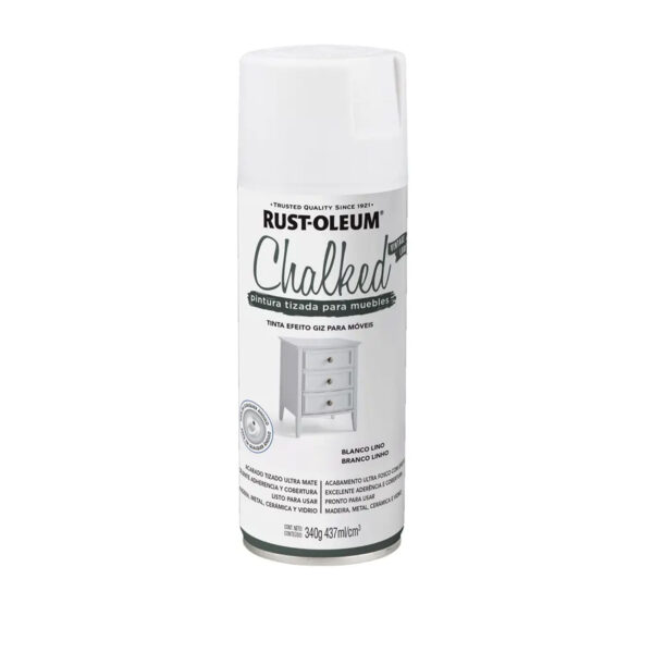 Pintura en Spray Chalked Tizada Blanco Lino Ultra Mate 340 g