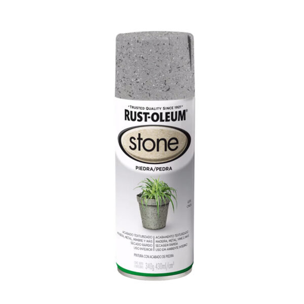 Pintura en Spray Acabado Piedra Gris Texturado 340 g