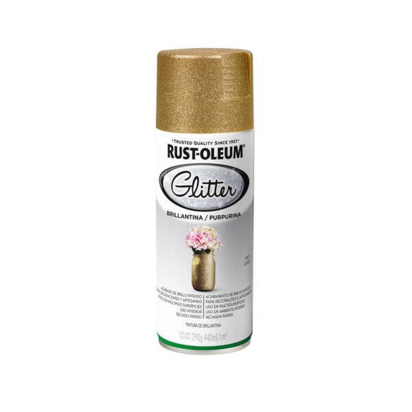 Pintura en Spray Brillantina Oro Brillante 290 g