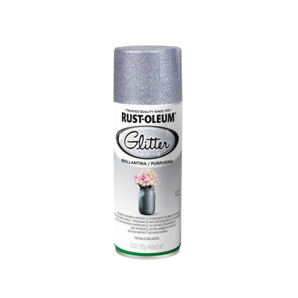 Pintura en Spray Brillantina Plata Brillante 290 g