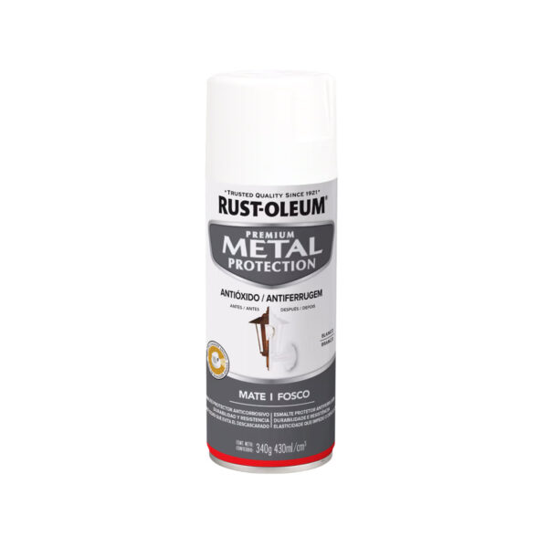 Pintura en Spray Anticorrosivo Blanco Mate 340 g