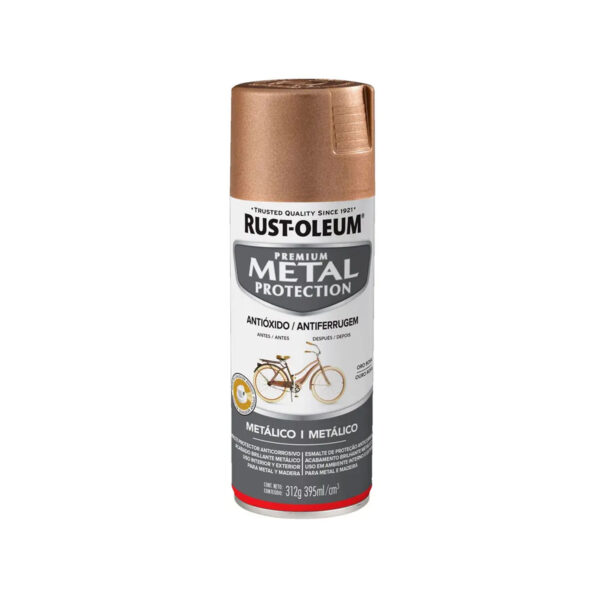 Pintura en Spray Anticorrosivo Metalico Oro Rosa 312 g