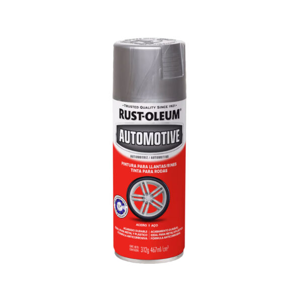 Pintura en Spray para Llantas/Rines Acero Satinado 312 g