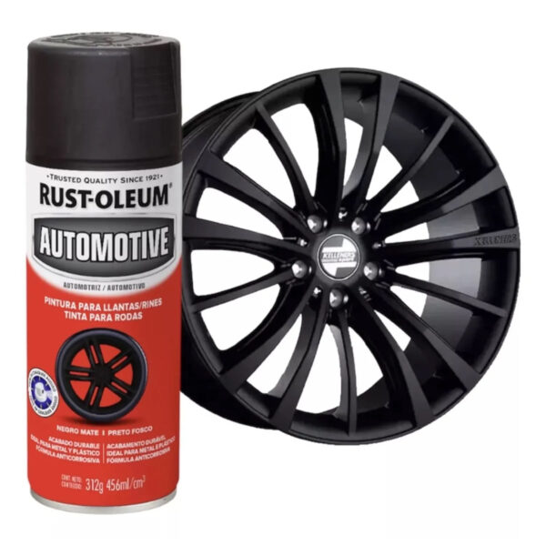 Pintura en Spray para Llantas/Rines Negro Mate 312 g - imagen 3