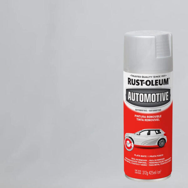 Pintura en Spray Removible Plata Mate 312 g - imagen 2