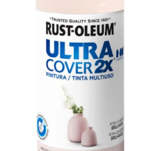 Pintura en Spray Ultra Cover 2X Multiuso Rosa Cuarzo Brillante 340 g