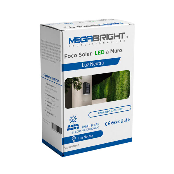 Foco Solar LED a Muro Megabright DIR/IND 4000K - imagen 3