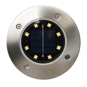Estaca Solar LED Megabright Round Floor (set 2 unid) 4000K - imagen 4