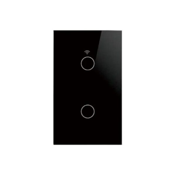 781e20aa-9145-4bea-8f11-104e366eb032 Interruptor inteligente Wifi Touch Negro Doble