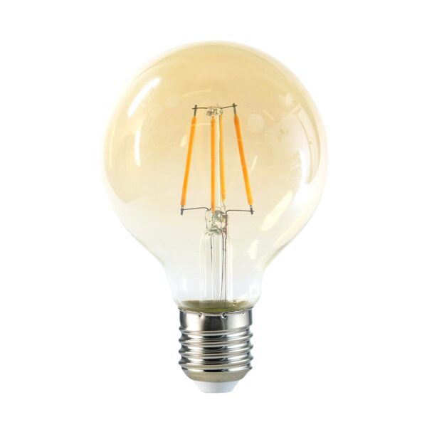 Ampolleta Led Classic Vintage G80 6W Luz Blanca Cálida 3000k