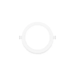 Panel LED redondo blanco de 12cm, 6W 390lm blanco Frío de Embutir