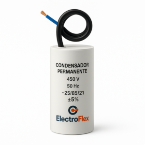 Condensador Permanente 16 Uf Con Cable