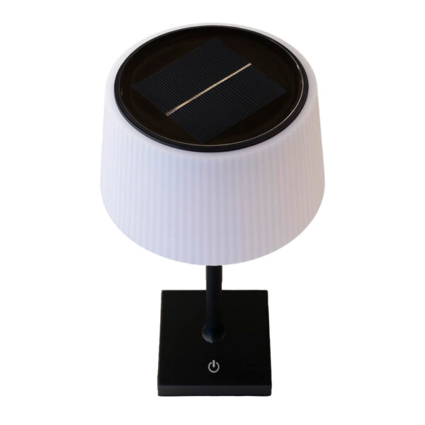 Lampara de mesa LED Solar touch negra Megabright - imagen 3