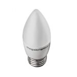 Pack 3un Ampolleta Led Vela 5w/Luz calida E27 Megabright