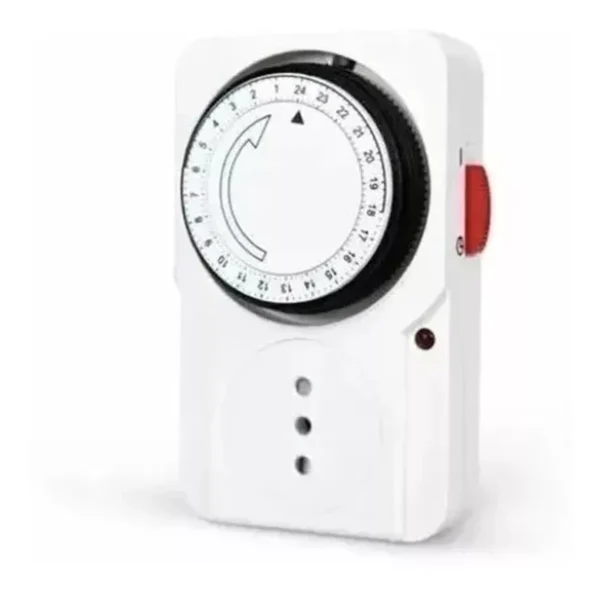 Temporizador Timer Analogico 24 Horas Adaptador
