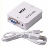 Conversor Adaptador VGA a Hdmi 1080p Full Hd + Audio