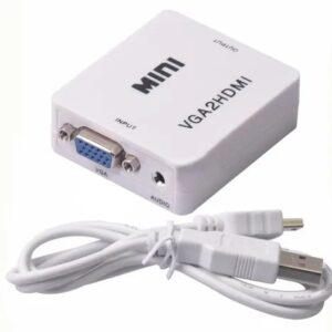 Conversor Adaptador VGA a Hdmi 1080p Full Hd + Audio