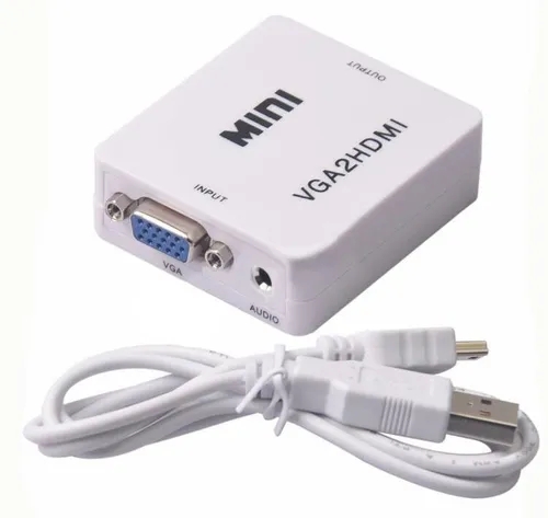 Conversor Adaptador VGA a Hdmi 1080p Full Hd + Audio