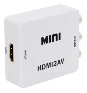 Adaptador Conversor Hdmi a AV RCA Video Analógico