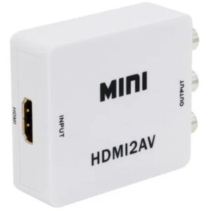 Adaptador Conversor Hdmi a AV RCA Video Analógico