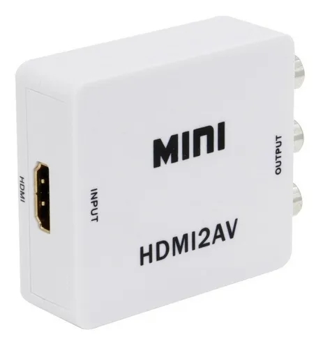 Adaptador Conversor Hdmi a AV RCA Video Analógico