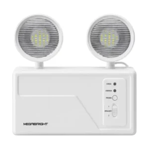 Lámpara de Emergencia LED Micky Megabright: Doble Foco 6500K