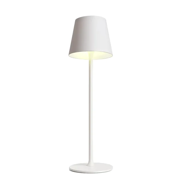 Lámpara de Mesa LED 2W Recargable Megabright Blanca: 3 Tonos de Luz y USB-C