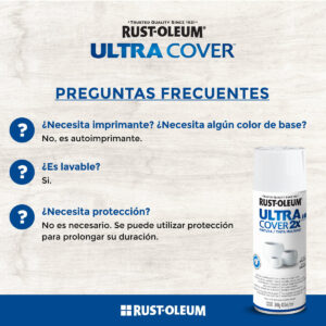 Pintura en Spray Multiuso Blanco Brillante 340 g - imagen 3