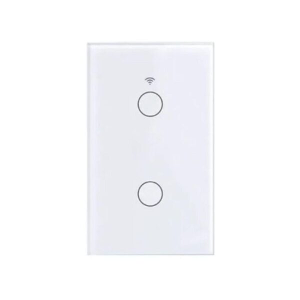af988436-26fc-4e96-a0ec-726bb79edae7 Interruptor inteligente Wifi Touch Blanco Doble