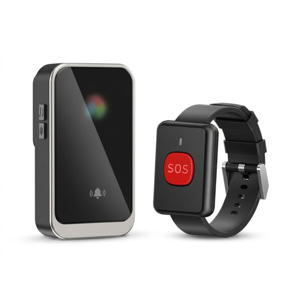 Kit Alarma Tercera Edad Pulsera Boton De Pánico Emergencia