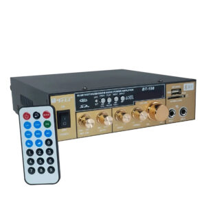 Amplificador Estéreo 2 Canales Bluetooth Usb Sd Mp3 Karaoke