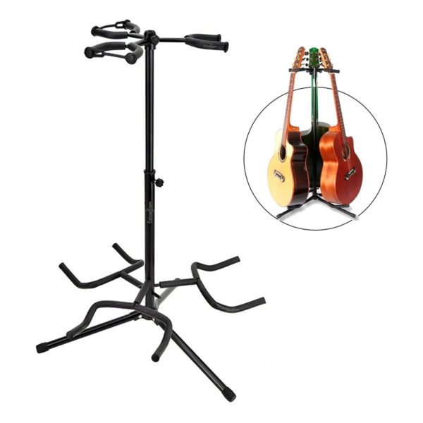 Atril Triple Soporte Para 3 Instrumentos De Cuerda Guitarra