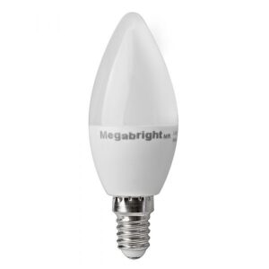 Ampolleta Led tipo Vela Bright Candle 5w Luz Fría Color 6000k E-14