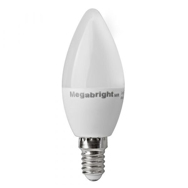 Ampolleta Led tipo Vela Bright Candle 5w Luz Fría Color 6000k E-14