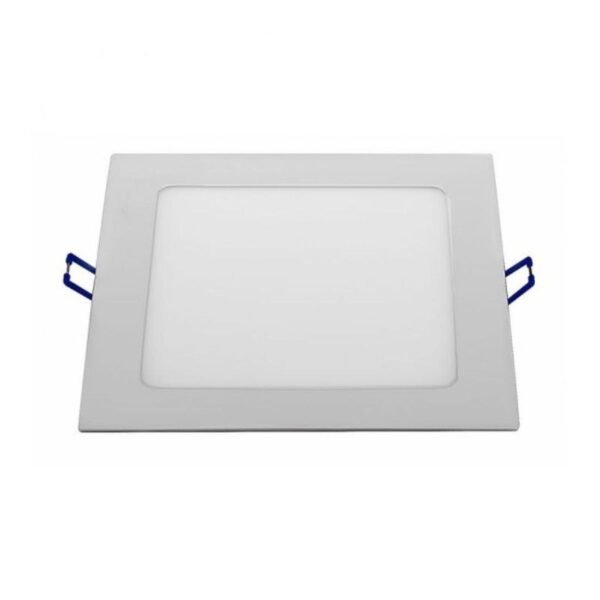 Panel Led Cuadrado Embutido 18w Luz Calida color 4000k