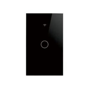 Interruptor inteligente Wifi Touch Negro Simple