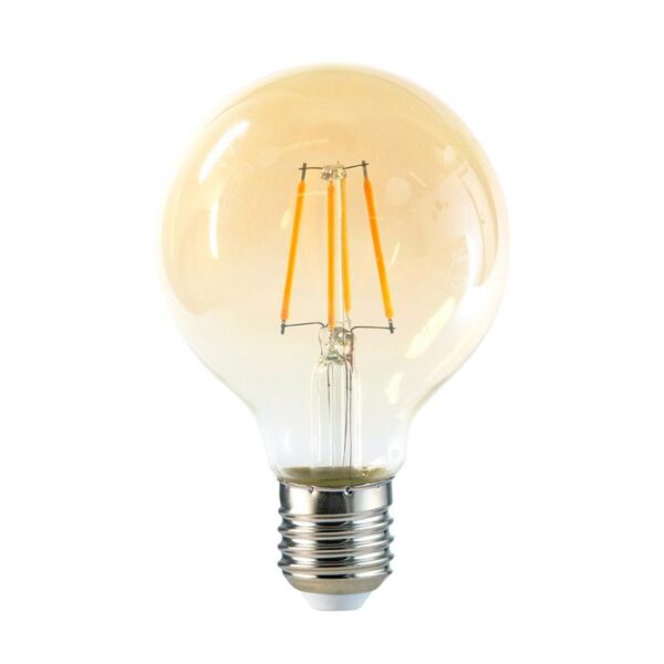 Pack 3un Ampolleta LED Bright Classic Vintage G80 6W 3000K