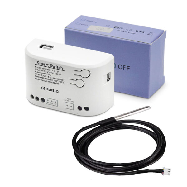 Interruptor Inteligente Wifi + Rf- Rele Tuya Smart 85 A 250v