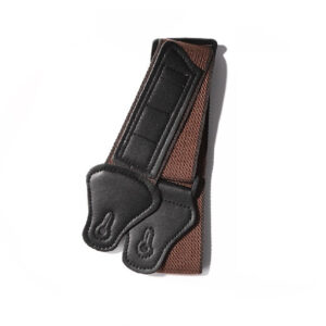 Correa Para Guitarra Y Bajo Puntas Cuero + 3 Uñetas
