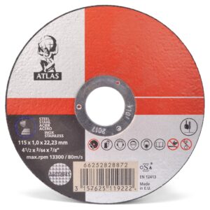 Disco de Corte Acero Inox Ultra Delgado 4 1/2" (115x1,0x22mm)
