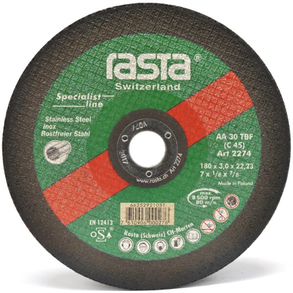 Disco de Corte para Acero Inoxidable 7" CE