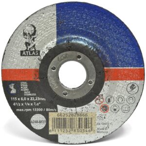 Disco de Desbaste Metal Universal 4 1/2" (115x6,0x22mm) CE